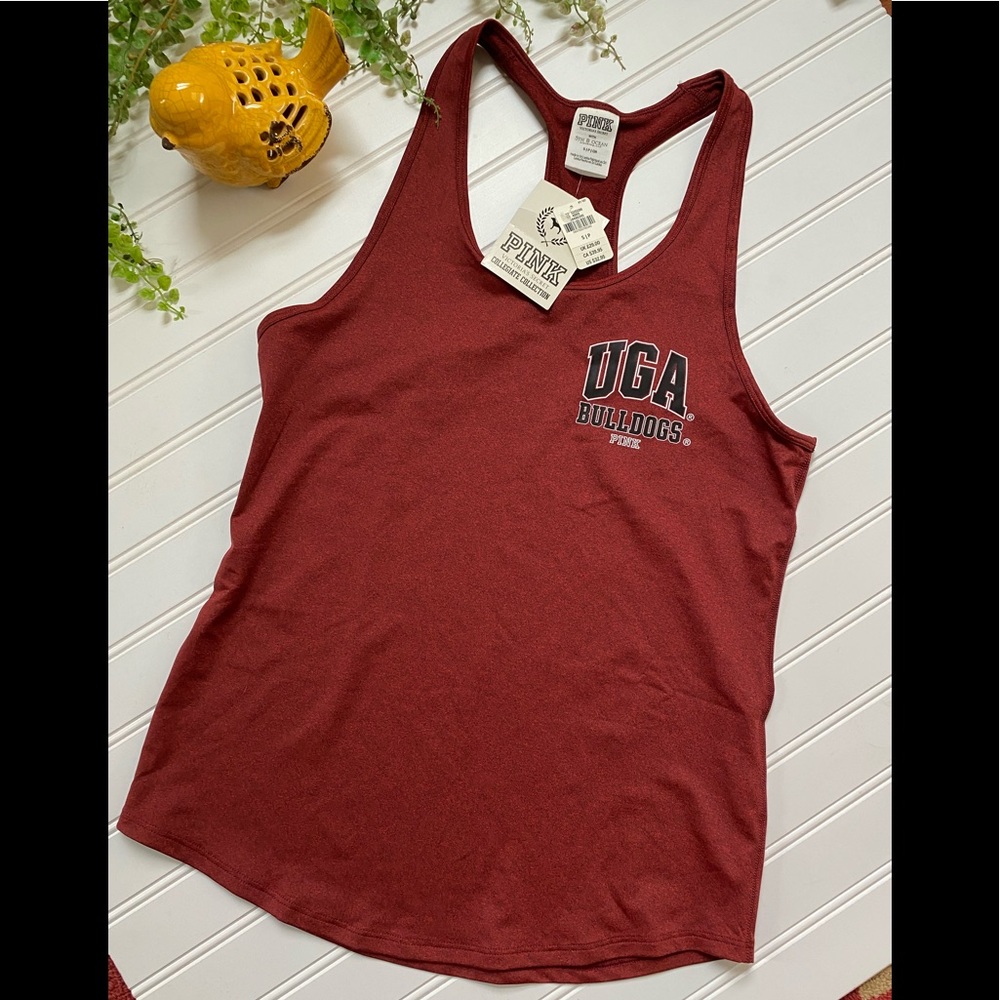 NEW VS PINK UGA BULLDOGS Racerback Tank Top